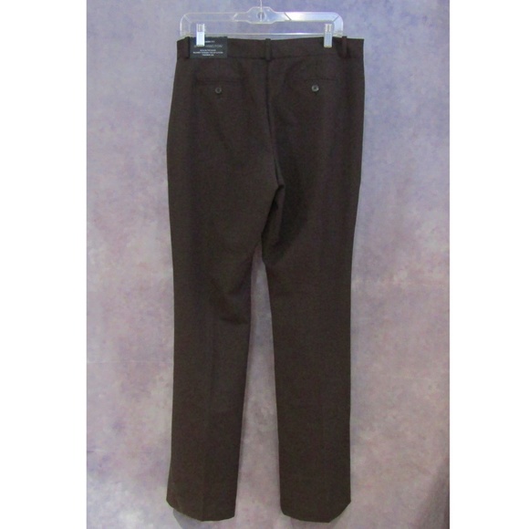 NWT Worthington Modern Fit Brown Pants Sz 12 Long - Picture 4 of 7